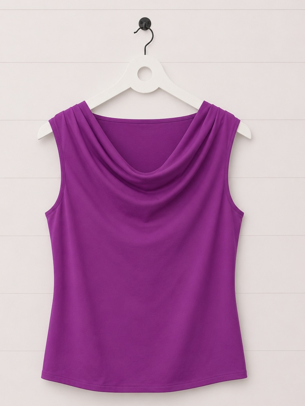 Eddie Bauer Sleeveless Cowl Neck Tank - Purple